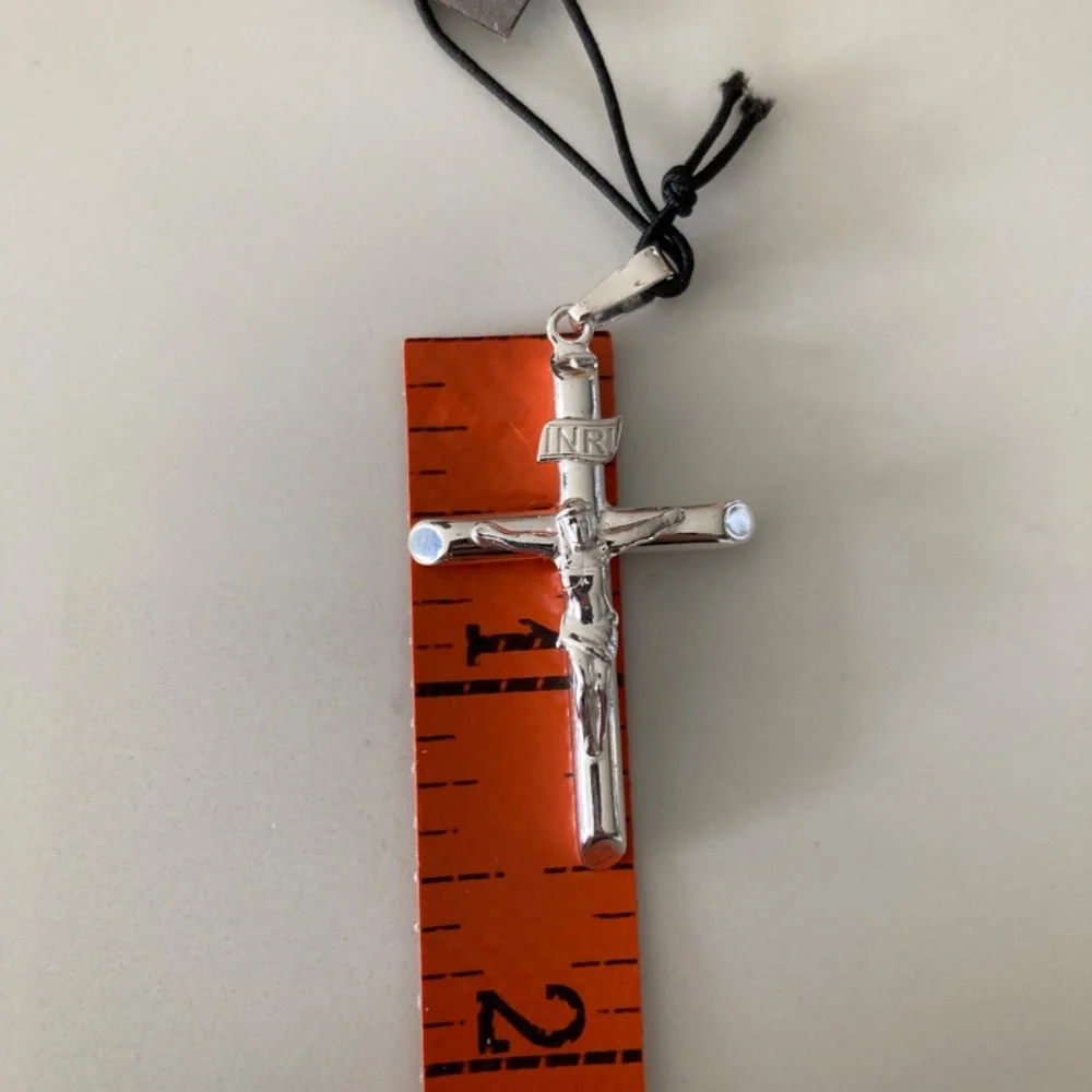 Blac Label Heritage INCI Crucifix Pendant 925 Sterling Silver Unisex NWT